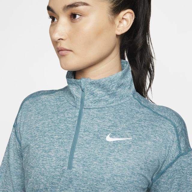 nike women's half zip green