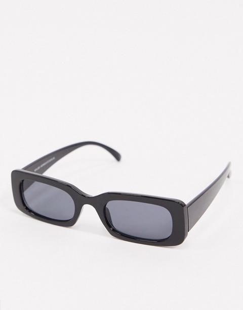 New Look Rectangle Sunglasses In Black