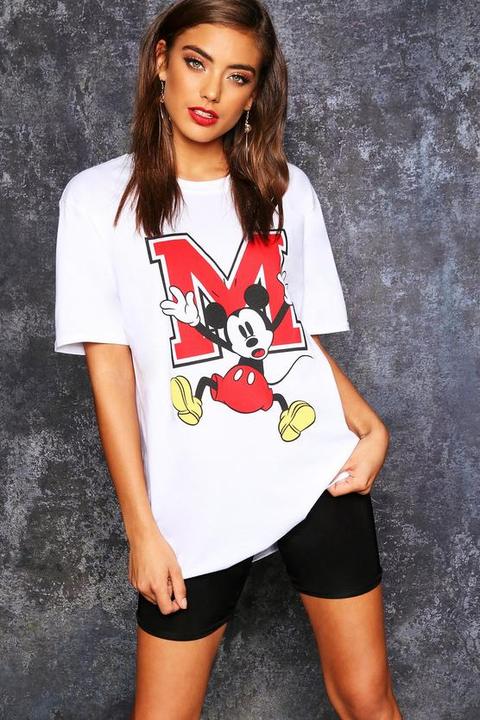 Disney Mickey Oversized Graphic T Shirt