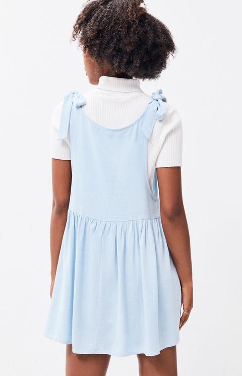 lottie moss tie strap babydoll dress