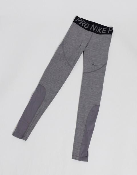 Leggings Grises Deportivos Pro De Nike