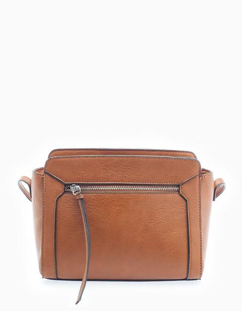 Borsa Micro Satchel Cammello Chiaro