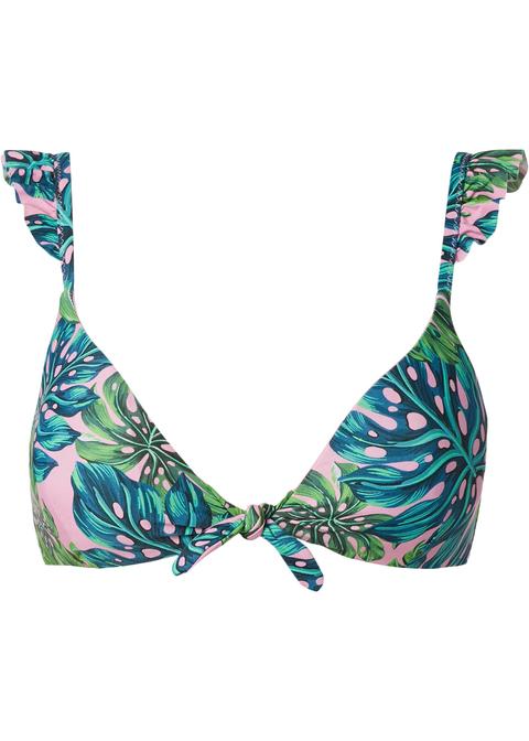 Bikini Triangolo Imbottito Tropical Fogliage Ellen