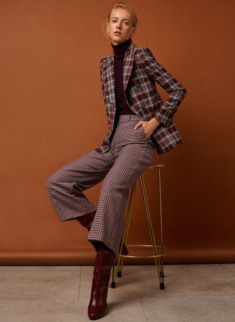 Pantalón Culotte Cuadros