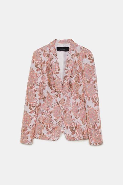 Blazer Jacquard Floreale