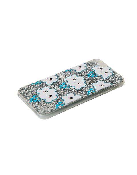 Cover Iphone Glitter Nuvole