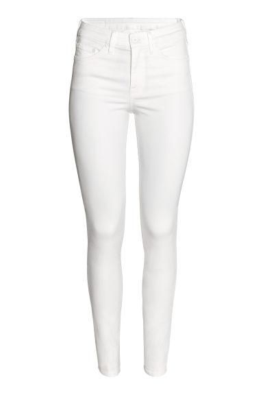 H & M - Skinny Regular Jeans - White