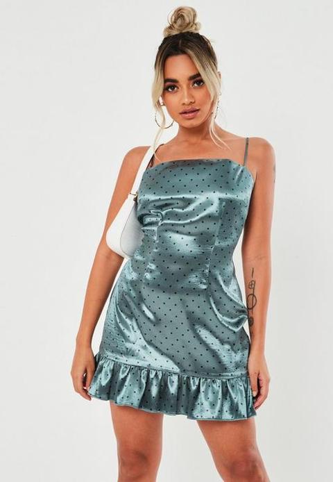 petite satin mini dress