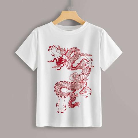 Dragon Graphic Short Sleeve Tee