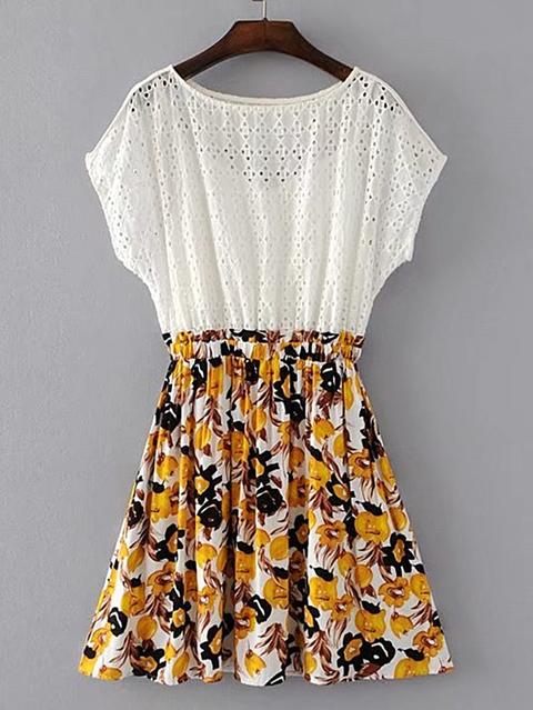 Contrasto Flesso Scompare 2 In 1 Vestito