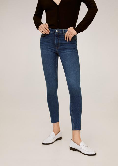 skinny cropped jeans mango