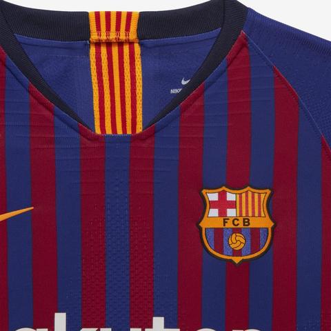 2018/19 Fc Barcelona Vapor Home Camiseta De Fútbol Niño/a - Azul de Nike en 21