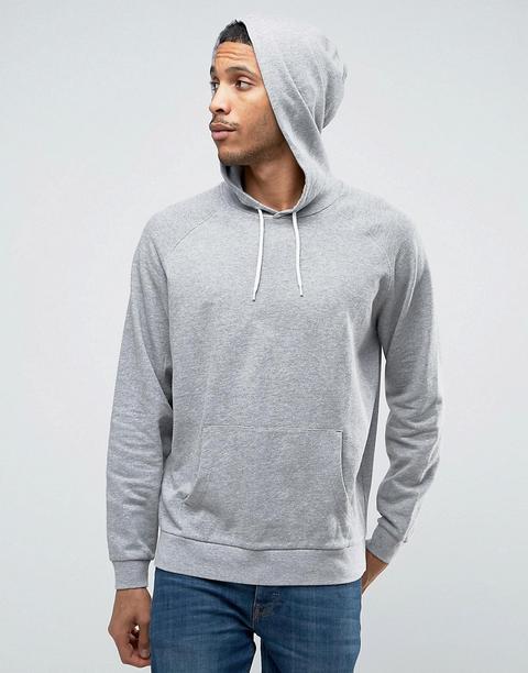 Sudadera Con Capucha Extragrande En Gris Marga De Asos