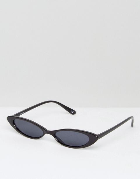 Gafas De Moda Estilo Ojos De Gato De Asos Design-negro