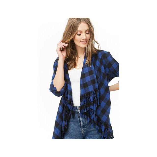 plaid flannel cardigan