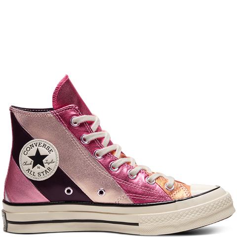 high top converse rainbow