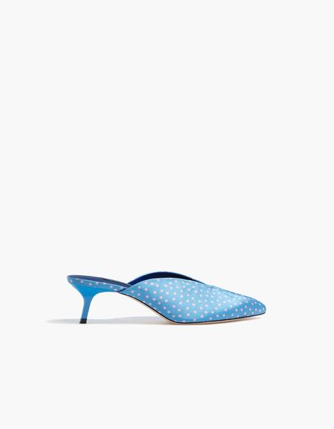 Zapato Mule Tacón Lunares