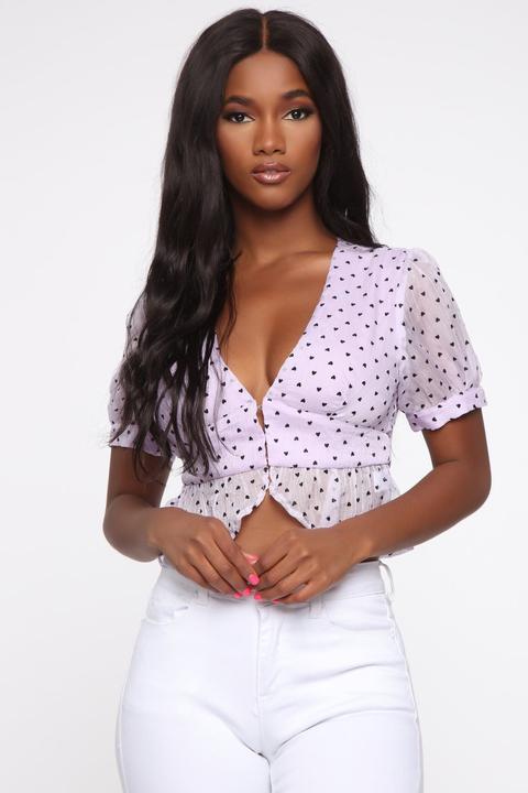 Genevieve Top - Lavender