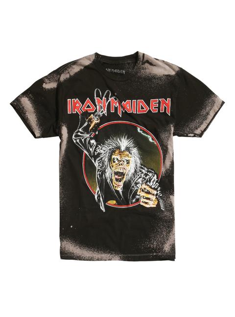 Iron Maiden Eddie Hook Bleached T-shirt