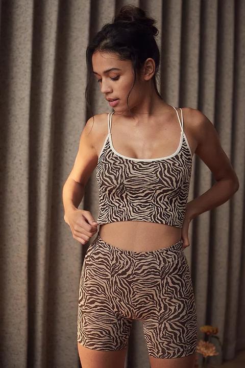 Out From Under Zebra Cycling Shorts - Assorted Xs/s At Urban Outfitters