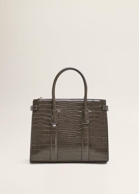 sac mango effet croco