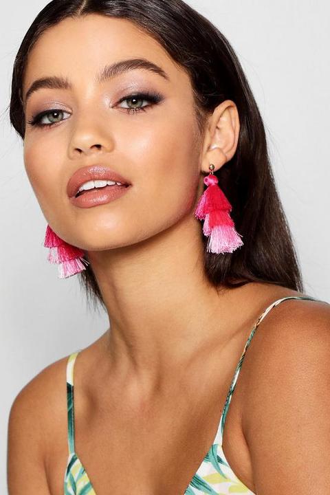 Tiered Tassel Earrings