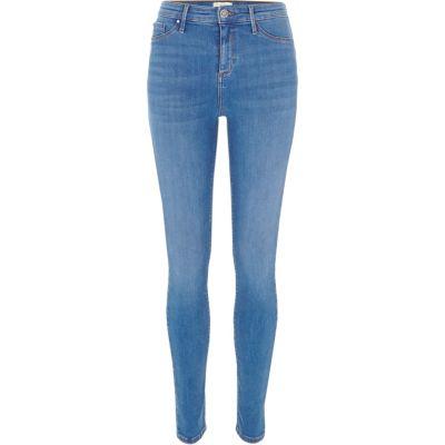 Bright Blue Molly Skinny Jeggings