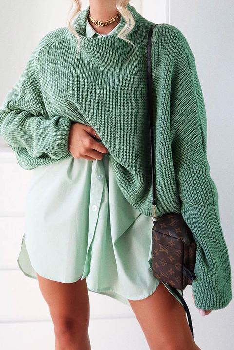 Sage Slouchy Jumper