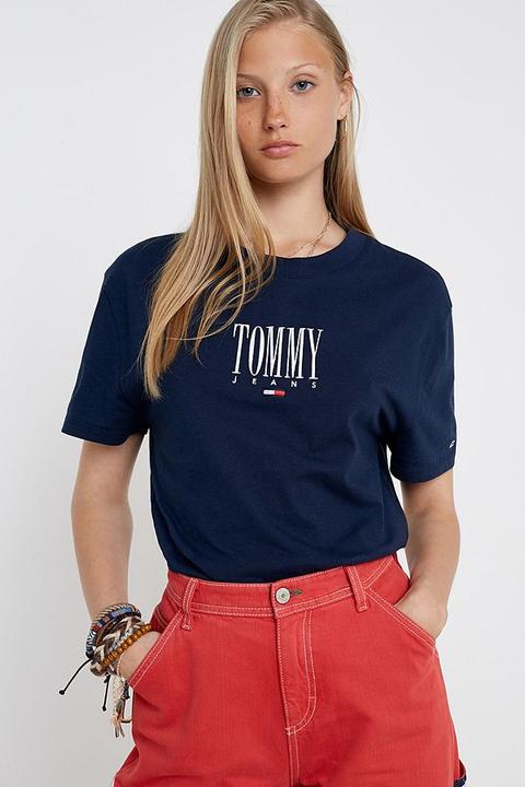 tommy jeans navy t shirt
