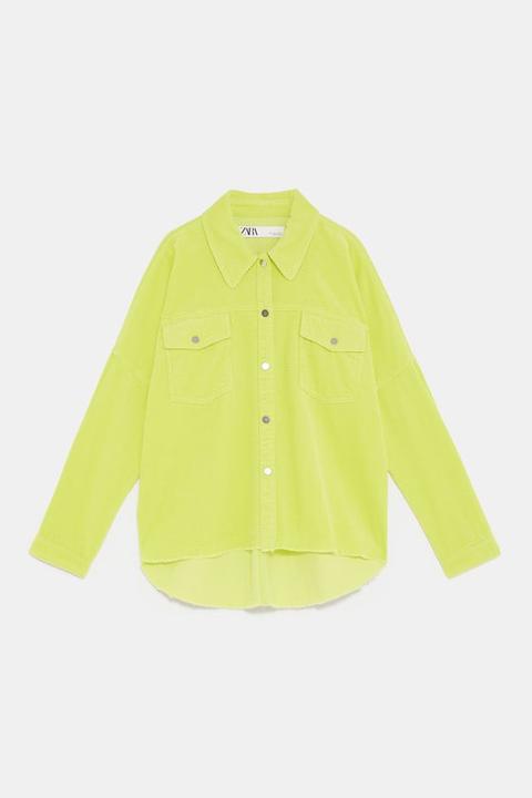 Oversized Corduroy Shirt