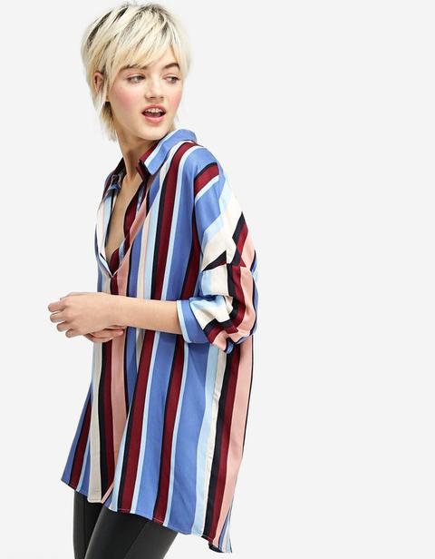 Camicia Oversize Blu Reale