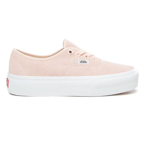 vans suede platform
