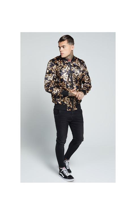 sik silk reversible bomber