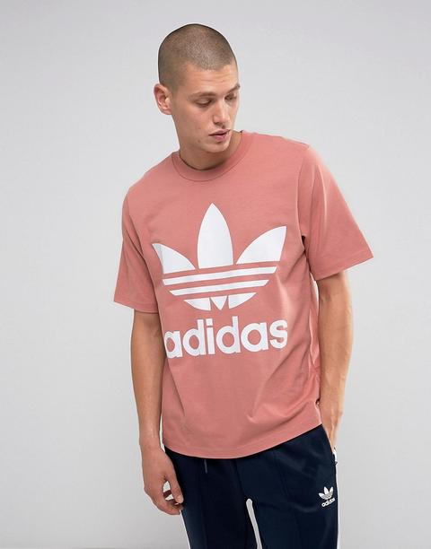 Camiseta Rosa De Corte Recto Cd9304 De Adidas Originals