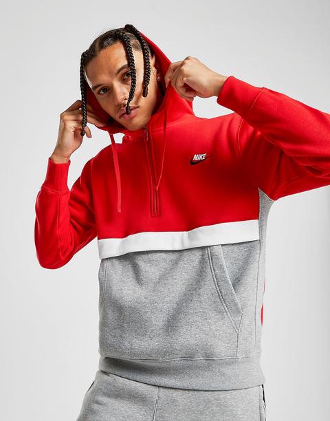 Nike Foundation 1/2 Hoodie - Red - from Jd Sports on 21 Buttons