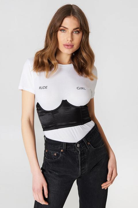 Cup Shape Satin Corset