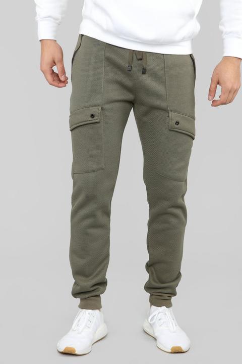 Ronald Cargo Sweat Pant - Olive