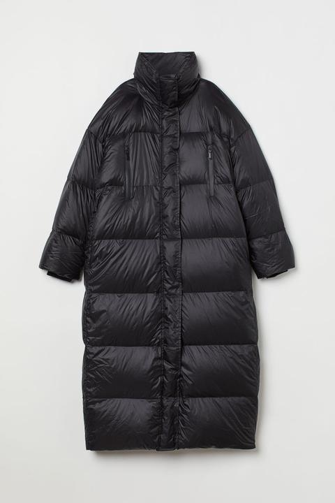 Down Coat - Black