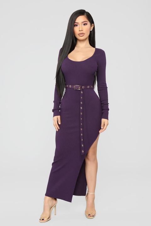 Paityn Maxi Dress - Eggplant