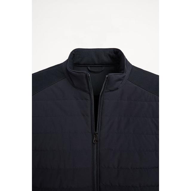 zara contrast puffer jacket