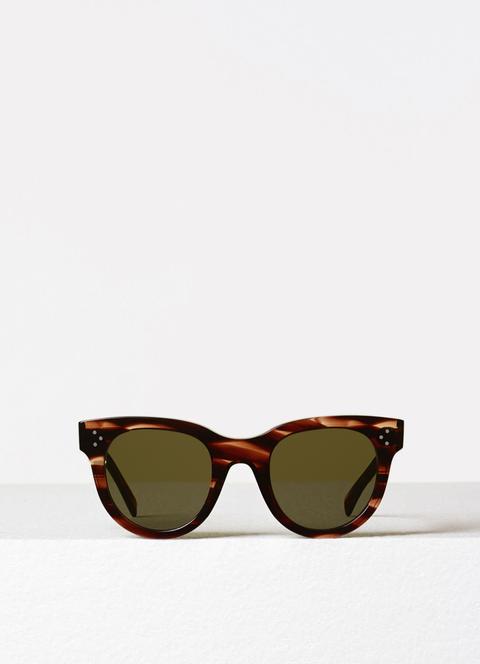 Cat Eye Sunglasses In Acetate