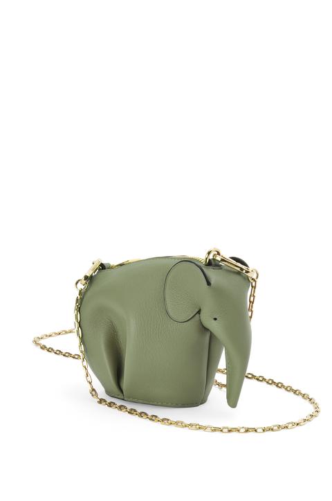 Elephant Pouch En Piel De Ternera Clásica