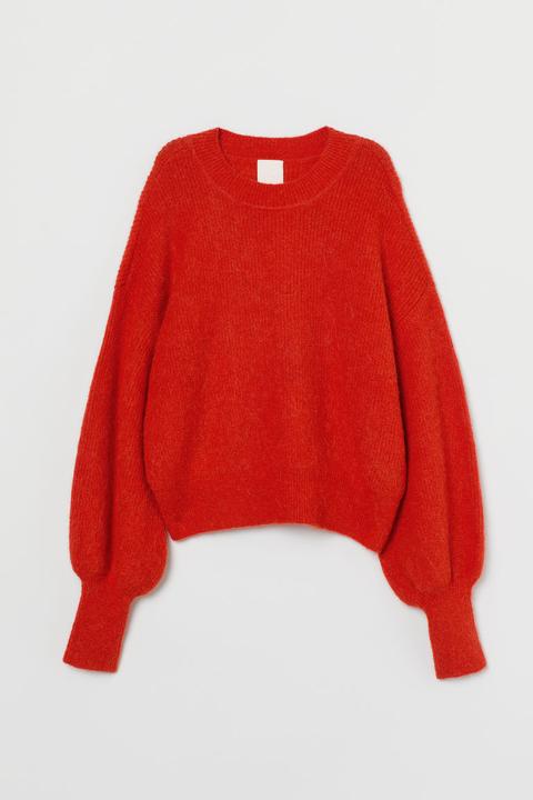 Jersey En Mezcla De Alpaca - Naranja