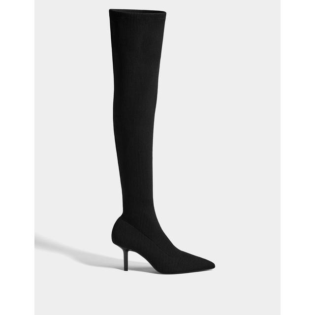 talon aiguille chaussette