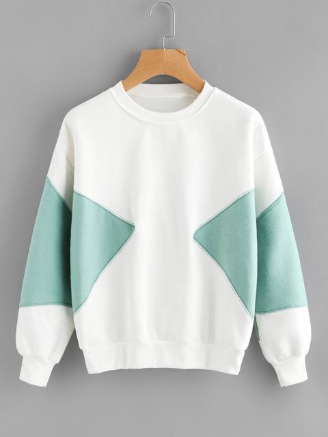 Sudadera De Color Block