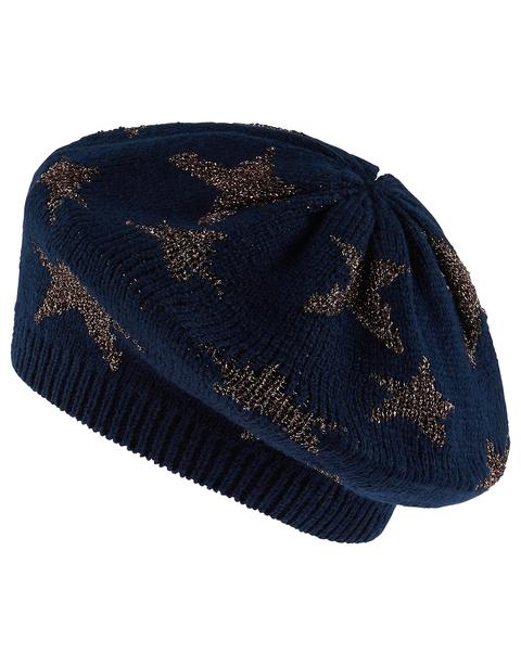 Sparkle Star Jacquard Beret