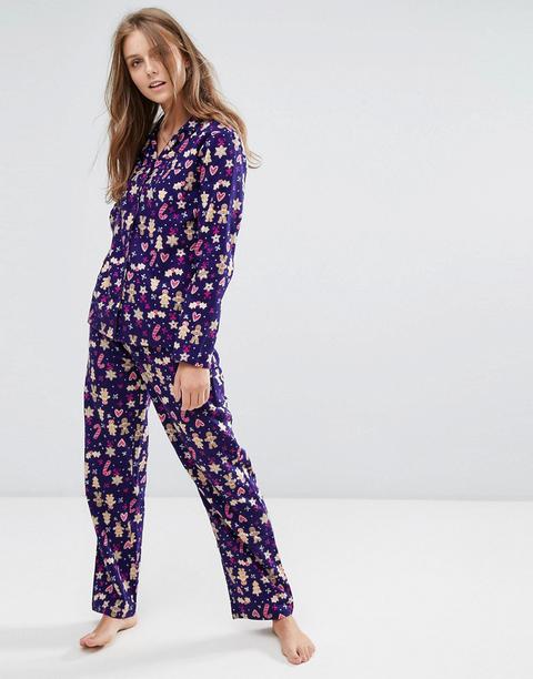 Boux Avenue Christmas Gingerbread Pj's In A Bag