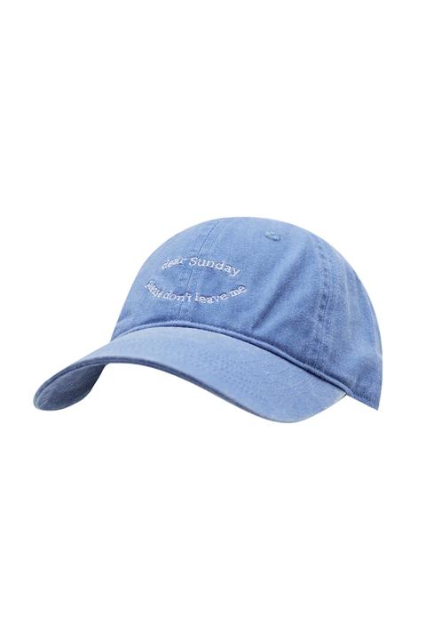 Gorra Azul Lavado Bordado