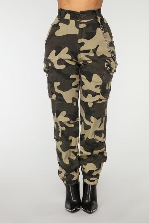 Cadet Babe Cargo Joggers - Olive