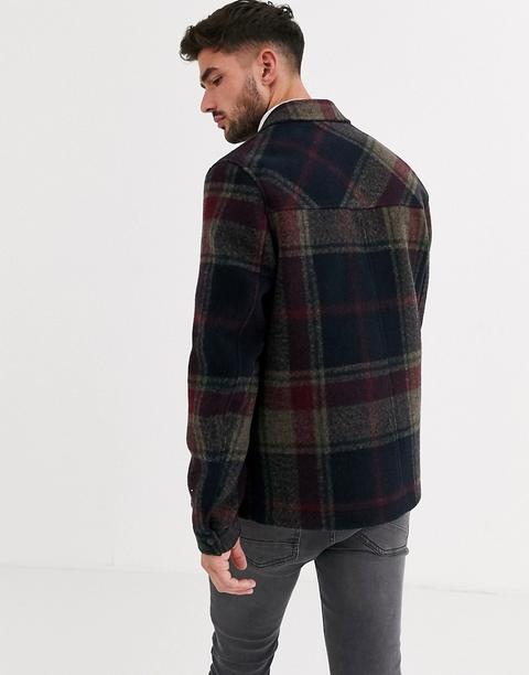 wool mix harrington jacket